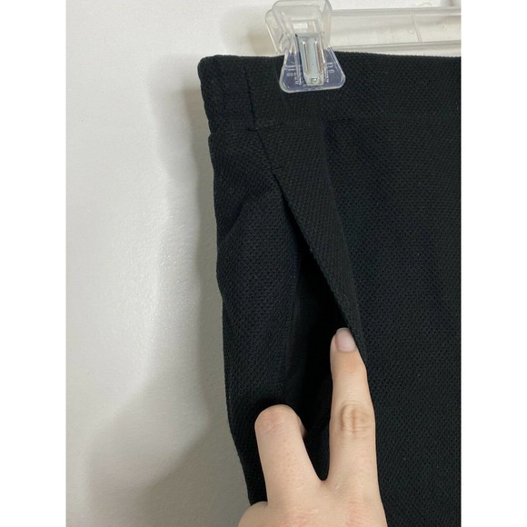BCBG MAX AZRIA BLACK WILSON PULL ON TROUSER Pockets SIZE Large D4 - Picture 2 of 5